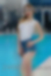 Woman advertising sex bondage